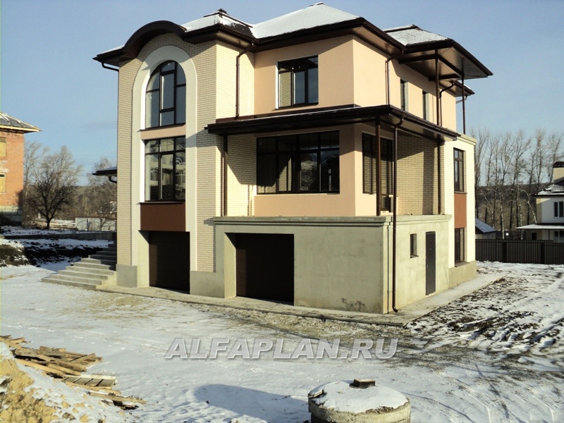 Строительство дома по проекту 94A - фото №1