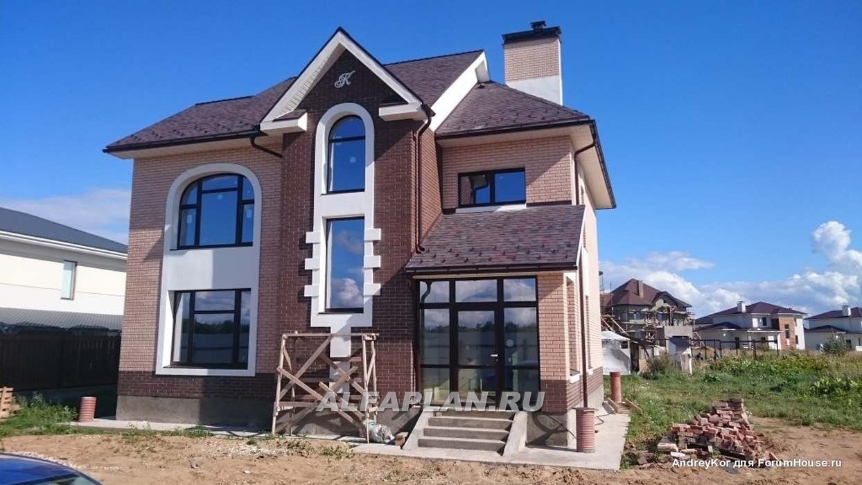 Строительство дома по проекту 95A - фото №1