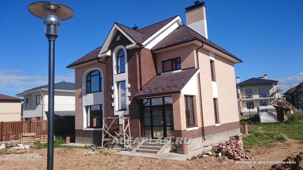 Строительство дома по проекту 95A - фото №4