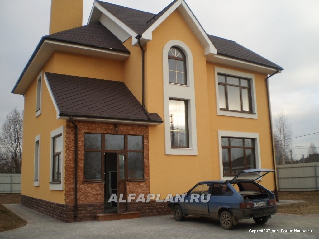 Строительство дома по проекту 95A - фото №2