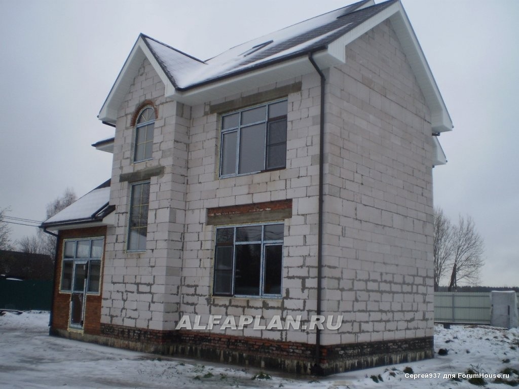 Строительство дома по проекту 95A - фото №8