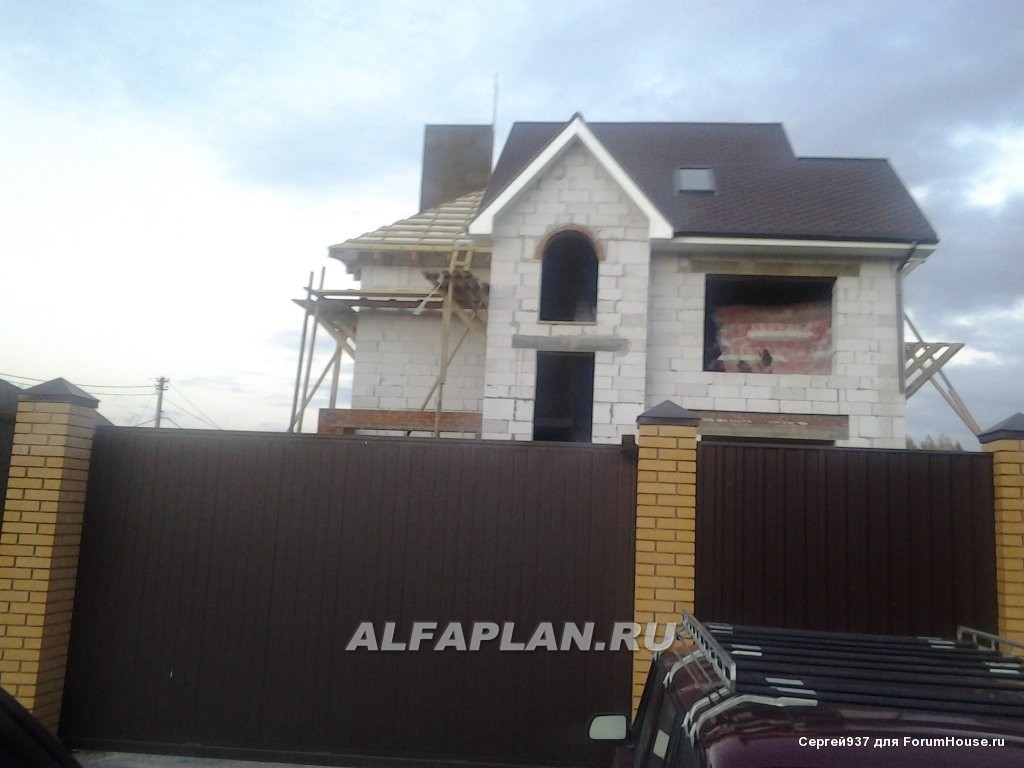 Строительство дома по проекту 95A - фото №9