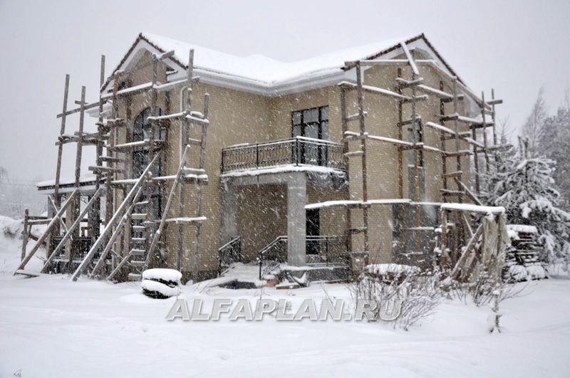 Строительство дома по проекту 398A - фото №11