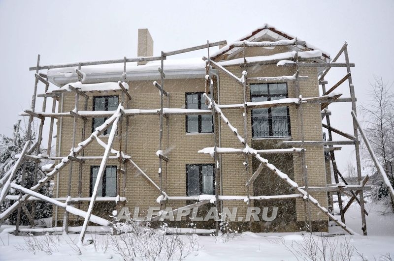 Строительство дома по проекту 398A - фото №14