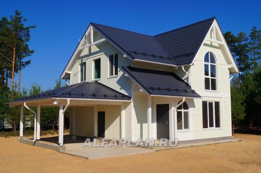 Строительство дома по проекту 103B - фото №1