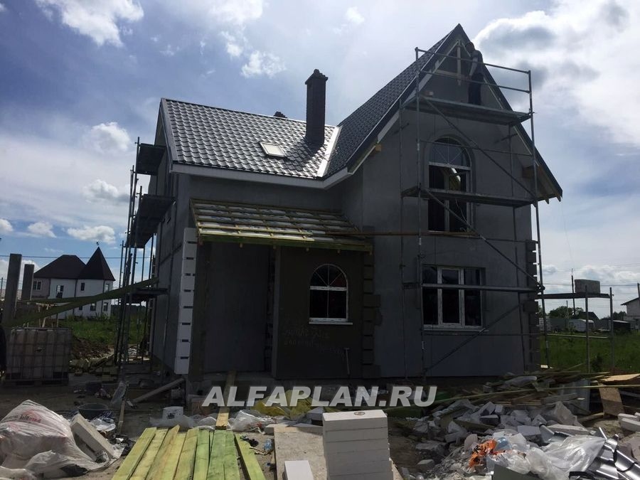 Строительство дома по проекту 103B - фото №19