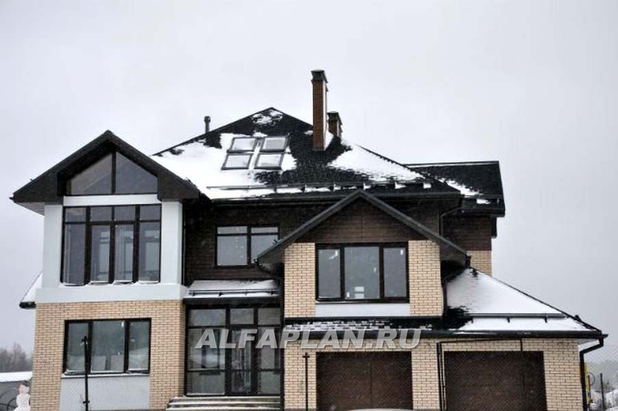 Строительство дома по проекту 107A - фото №1