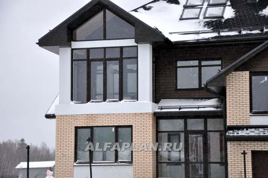 Строительство дома по проекту 107A - фото №2