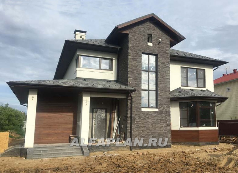 Строительство дома по проекту 311A - фото №1