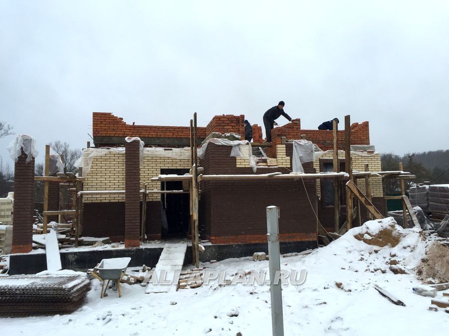 Строительство дома по проекту 515A - фото №17