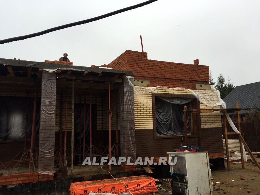 Строительство дома по проекту 515A - фото №18