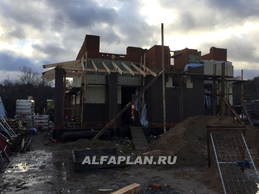 Строительство дома по проекту 515A - фото №20