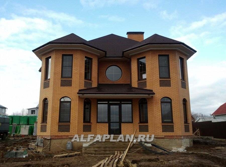 Строительство дома по проекту 49E - фото №4