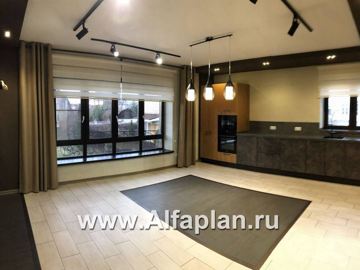 Современный трехэтажный коттедж по проекту 72Е - фото №4