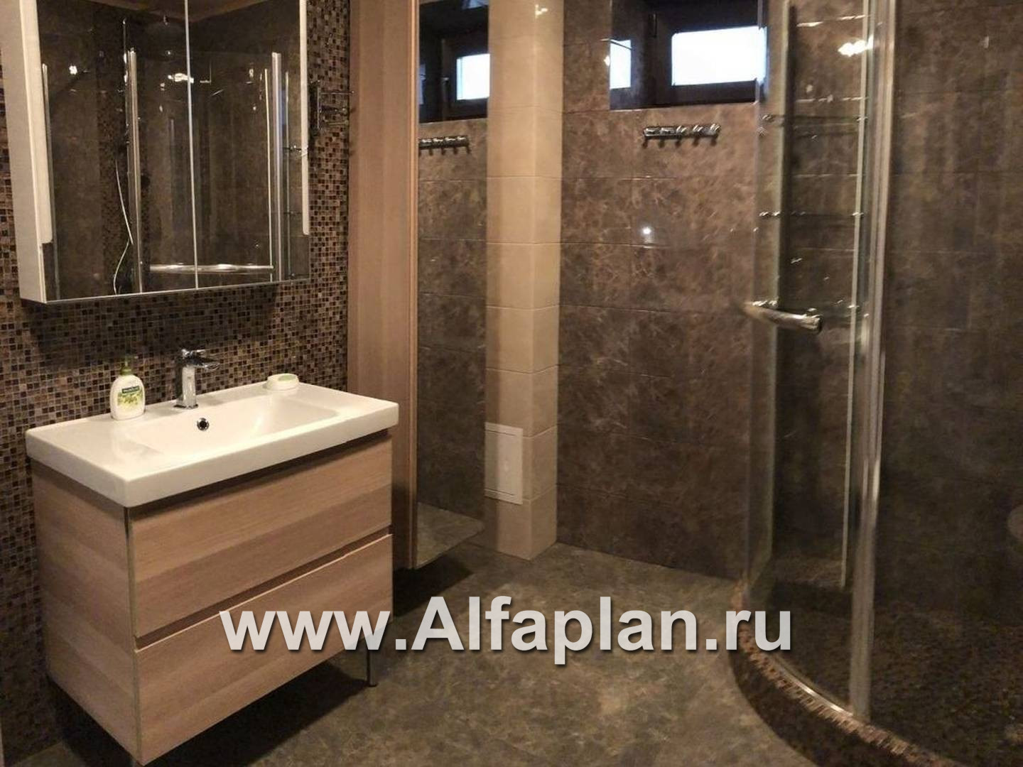 Современный трехэтажный коттедж по проекту 72Е - фото №6