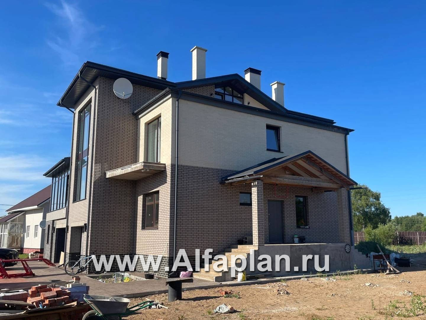 Строительство дома по проекту 77B - фото №4