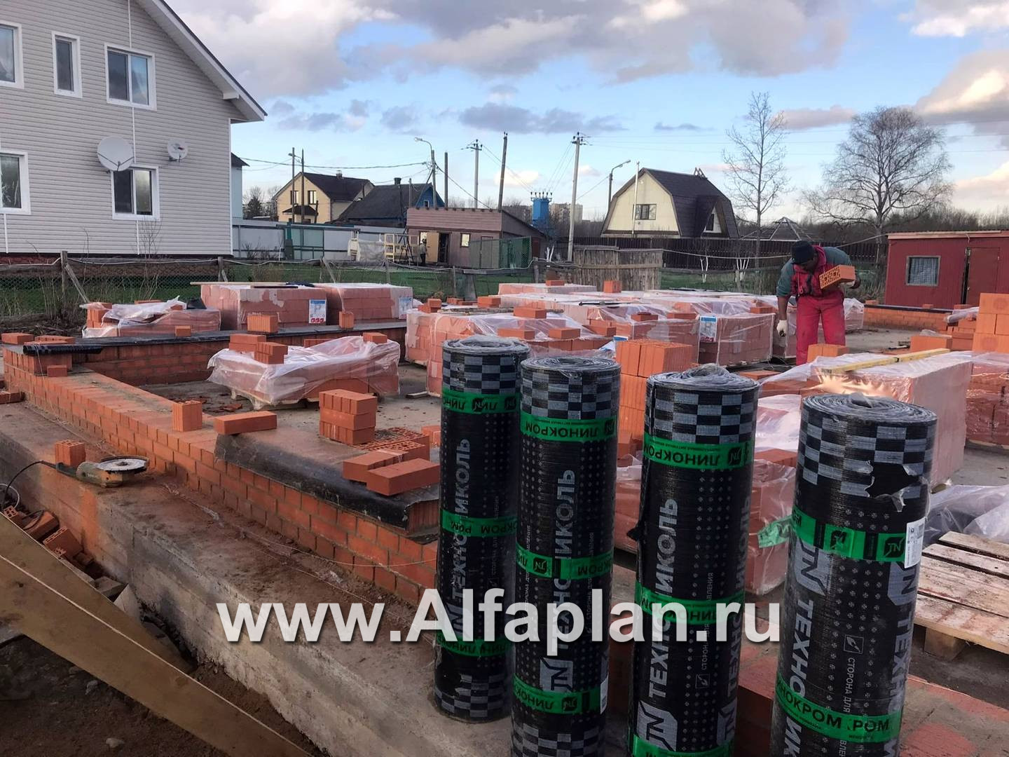 Строительство дома по проекту 77B - фото №21