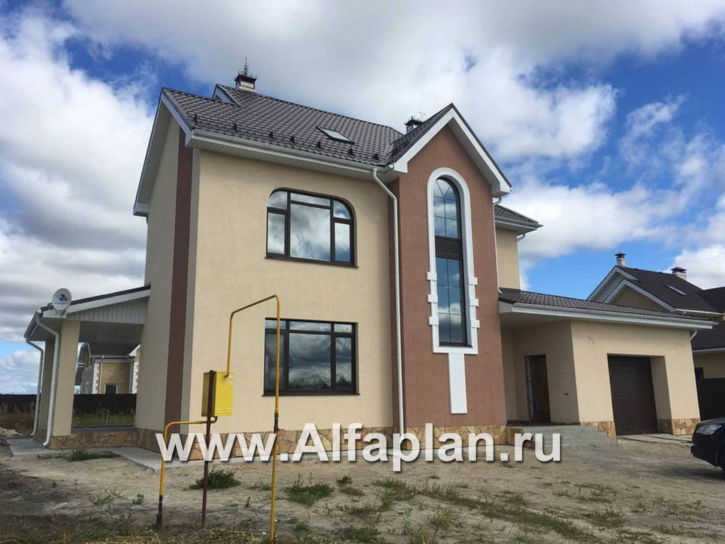 Строительство дома по проекту 95E - фото №2