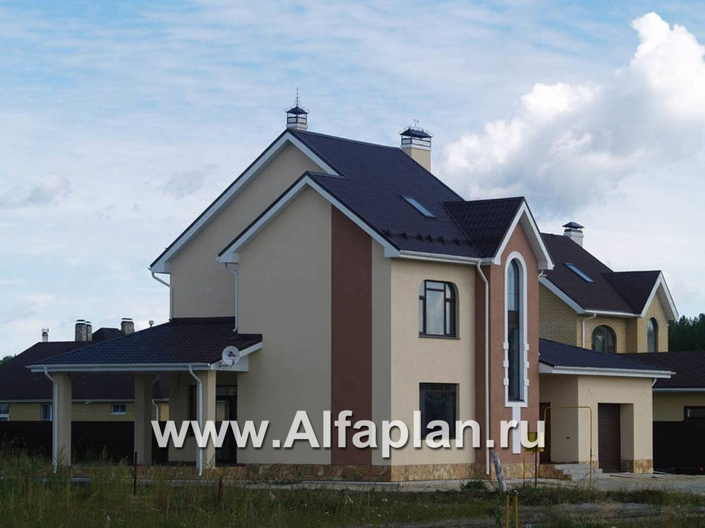 Строительство дома по проекту 95E - фото №3