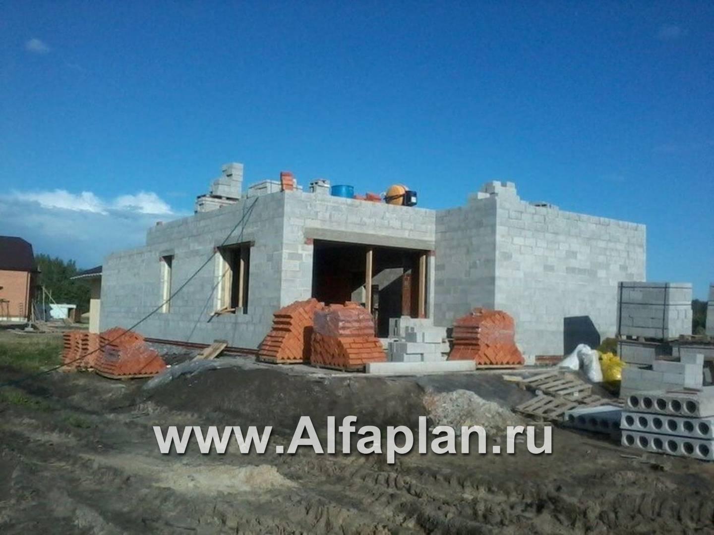 Строительство дома по проекту 95E - фото №5