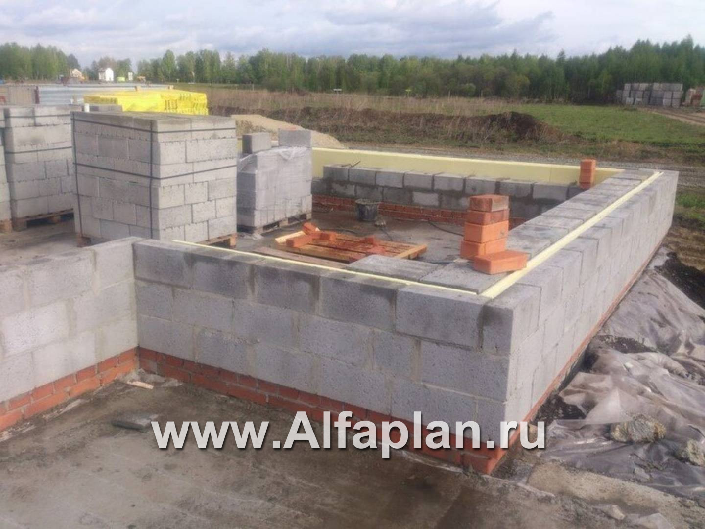 Строительство дома по проекту 95E - фото №6