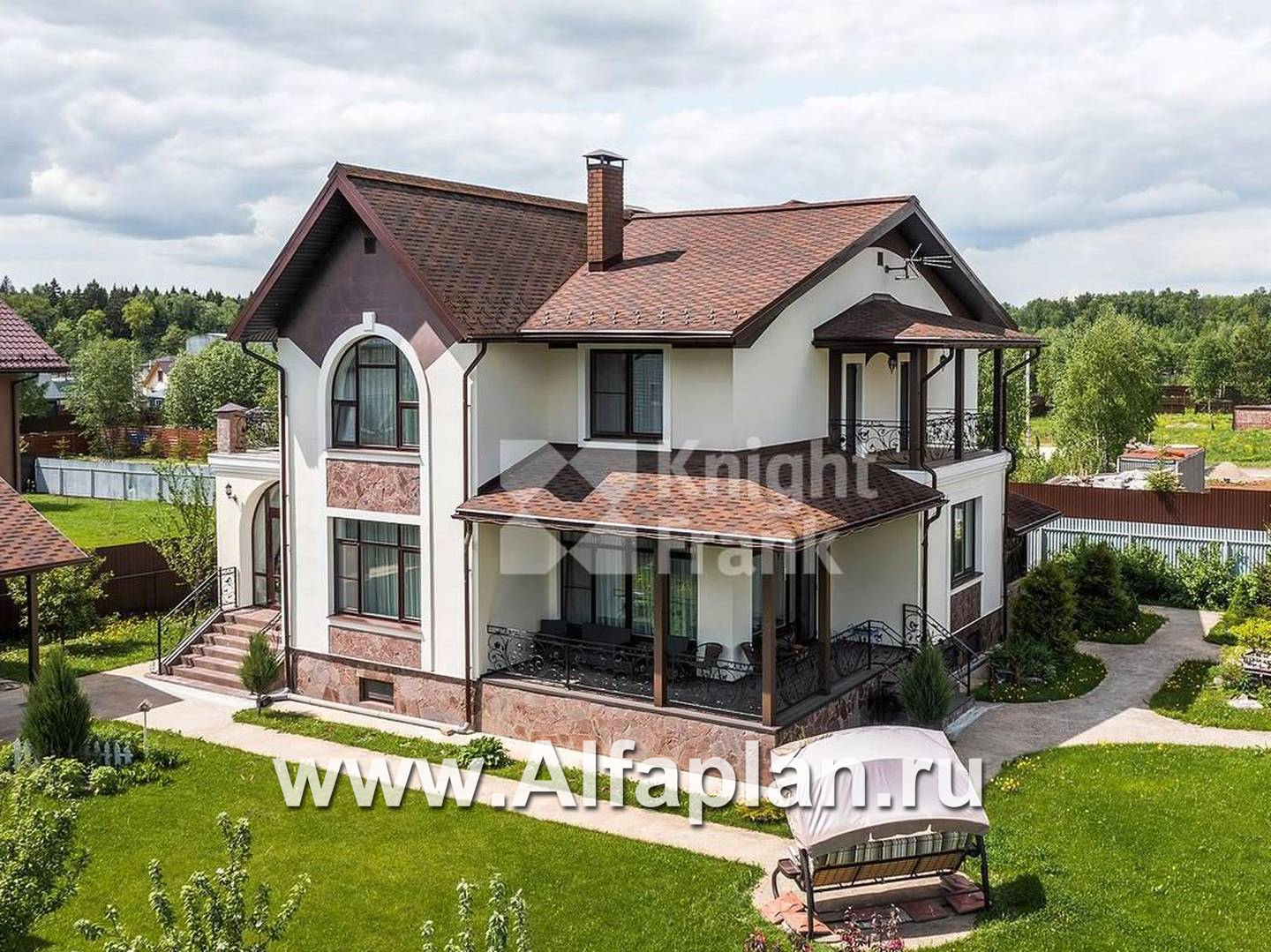 Строительство дома по проекту 98AC - фото №2