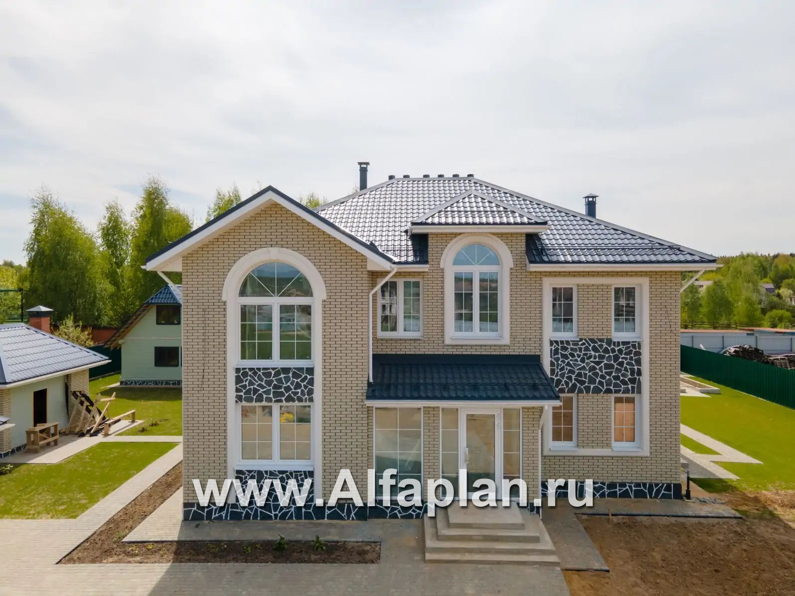 Строительство дома по проекту 197A - фото №1