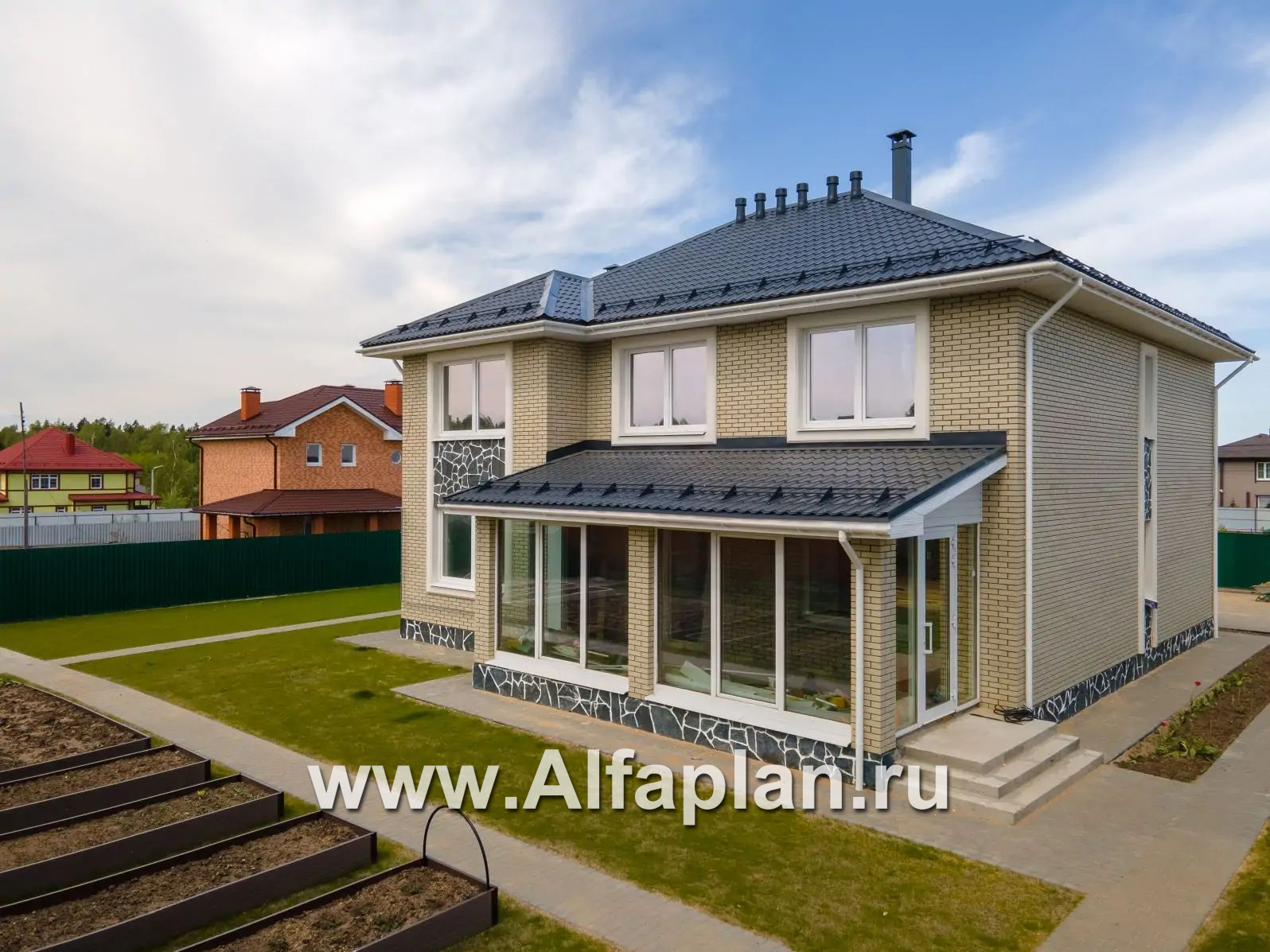 Строительство дома по проекту 197A - фото №5