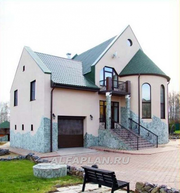 Строительство дома по проекту 25A - фото №1