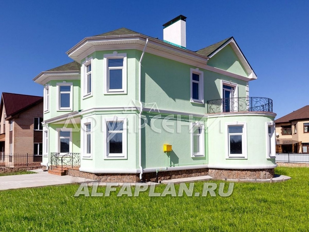 Строительство дома по проекту 49E - фото №2