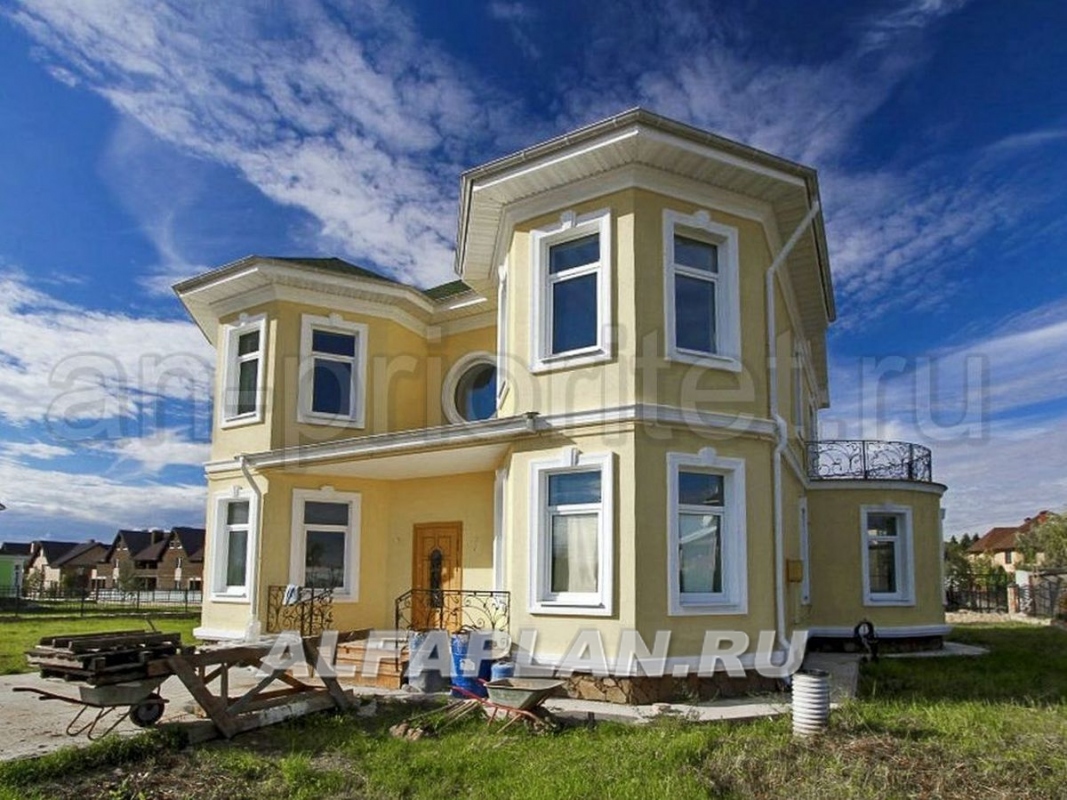 Строительство дома по проекту 49E - фото №6