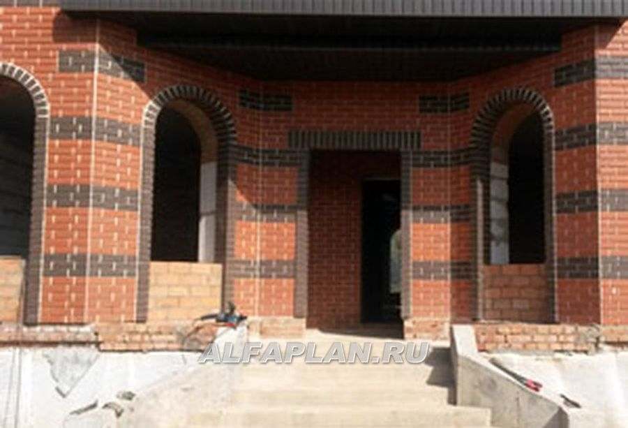 Строительство дома по проекту 49E - фото №5