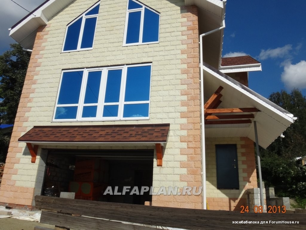 Строительство дома по проекту 72E - фото №7