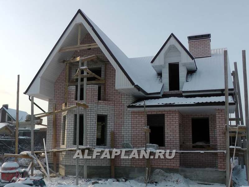 Строительство дома по проекту 73B - фото №13