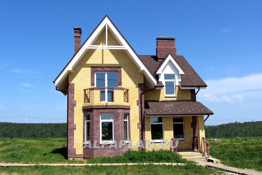 Строительство дома по проекту 73B - фото №1