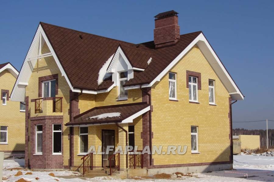 Строительство дома по проекту 73B - фото №2