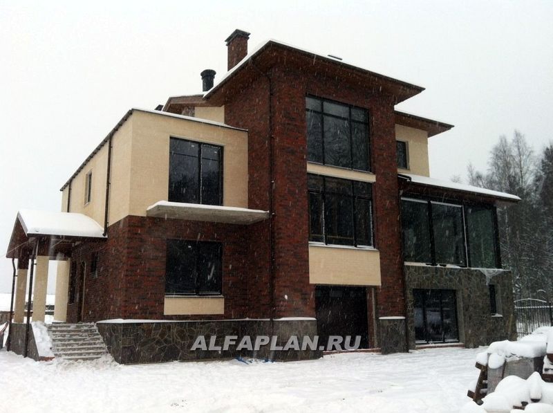 Строительство дома по проекту 77A - фото №7