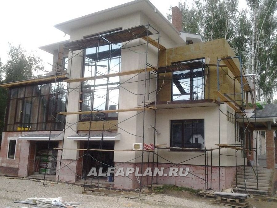 Строительство дома по проекту 77A - фото №6