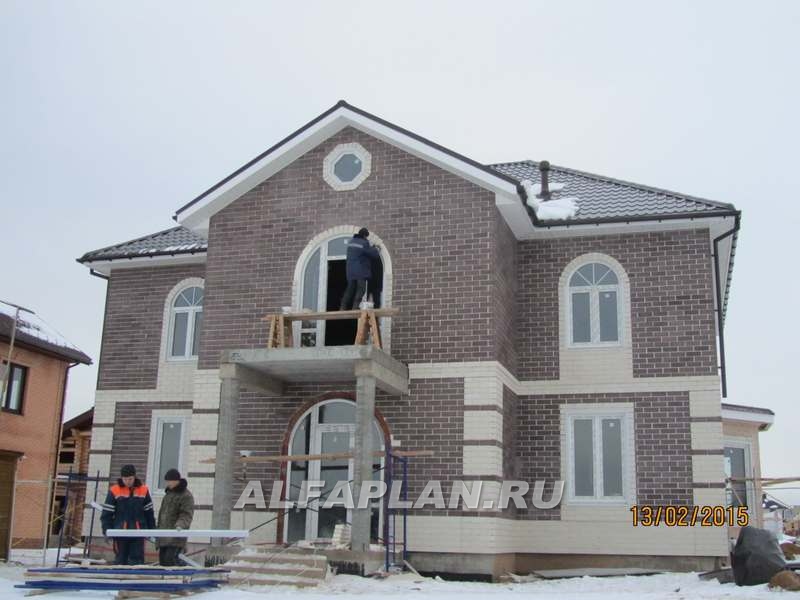 Строительство дома по проекту 78A - фото №8