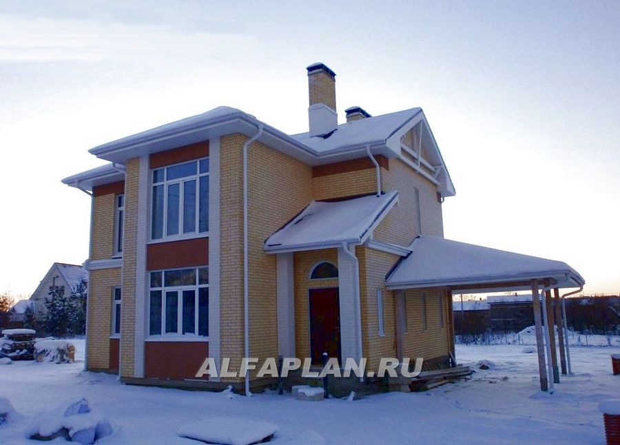 Строительство дома по проекту 82A - фото №2