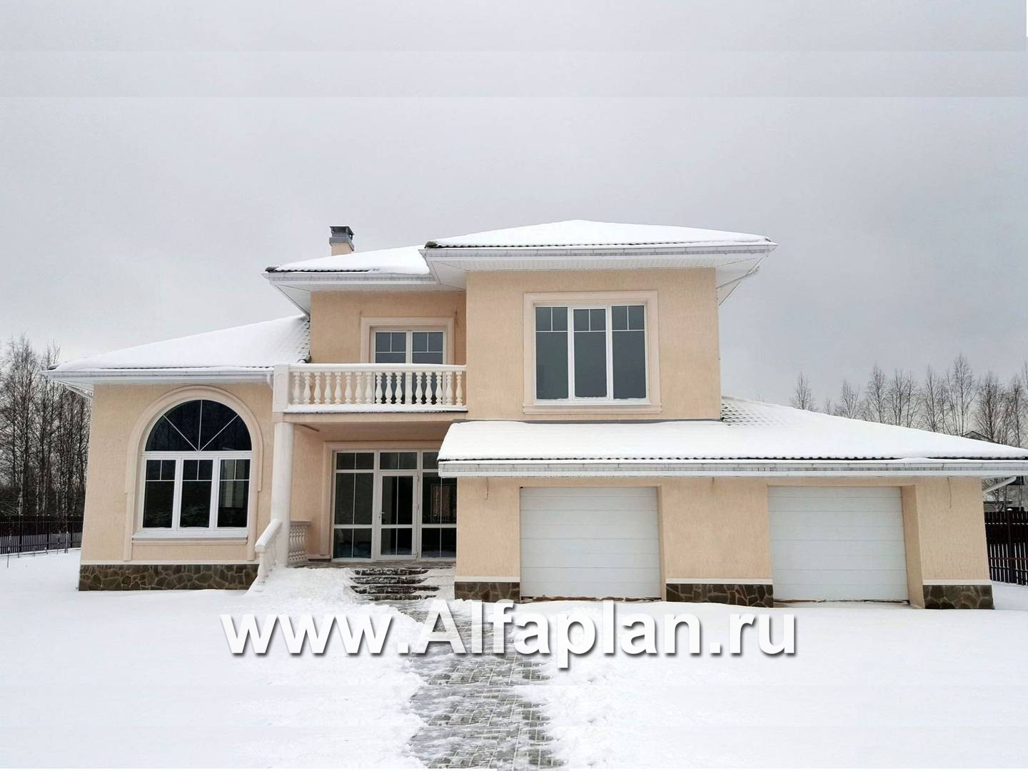 Строительство дома по проекту 86A - фото №6