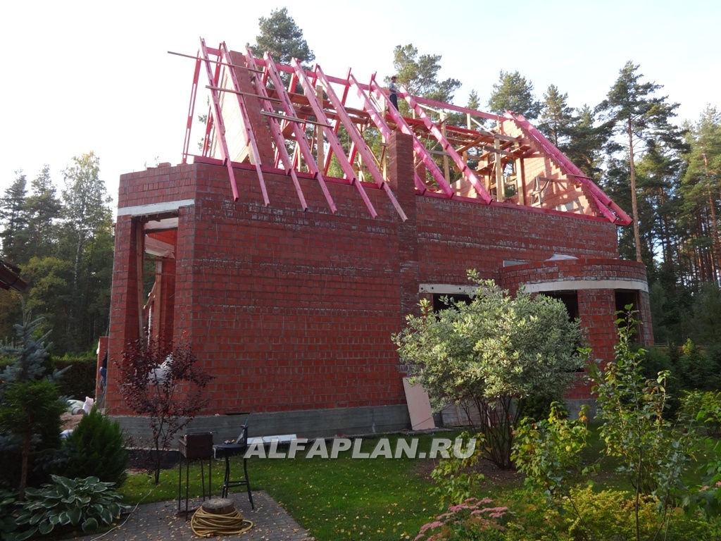 Строительство дома по проекту 89A - фото №7